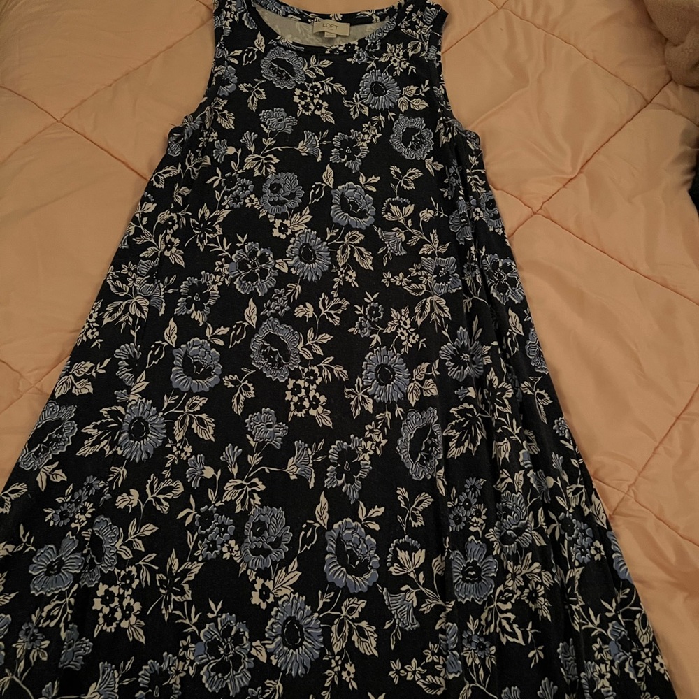 loft blue dress